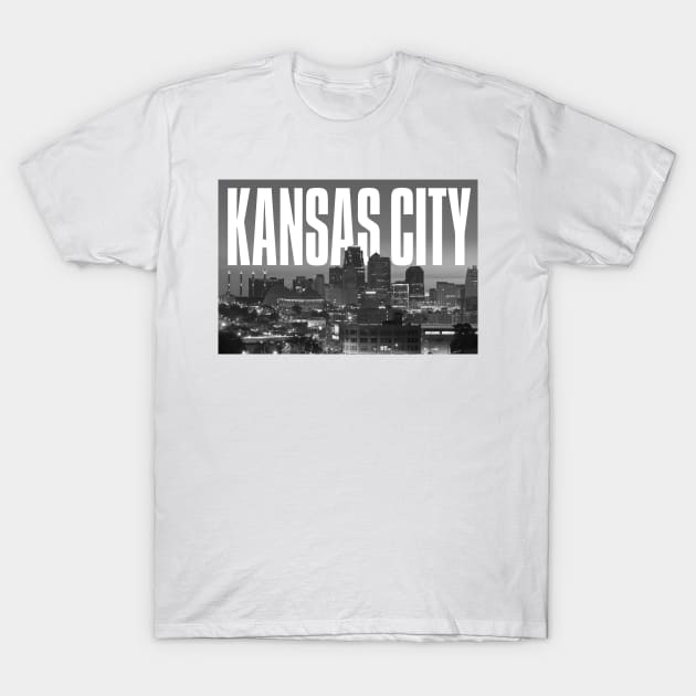 Kansas City Cityscape T-Shirt by PLAYDIGITAL2020